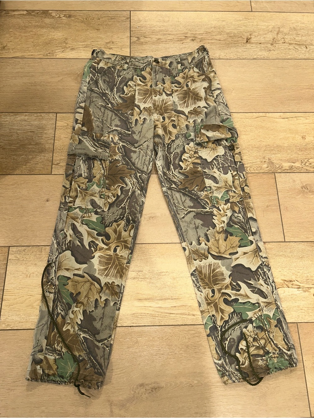 VTG Camo Gear Pants Mens 34x30 Medium Cargo Advantage Adjustable Waist USA Made